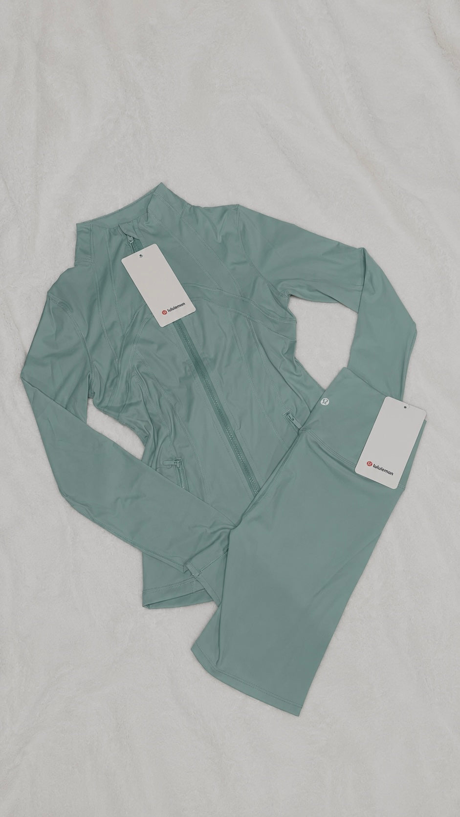 Sage Green Lulu Biker Set