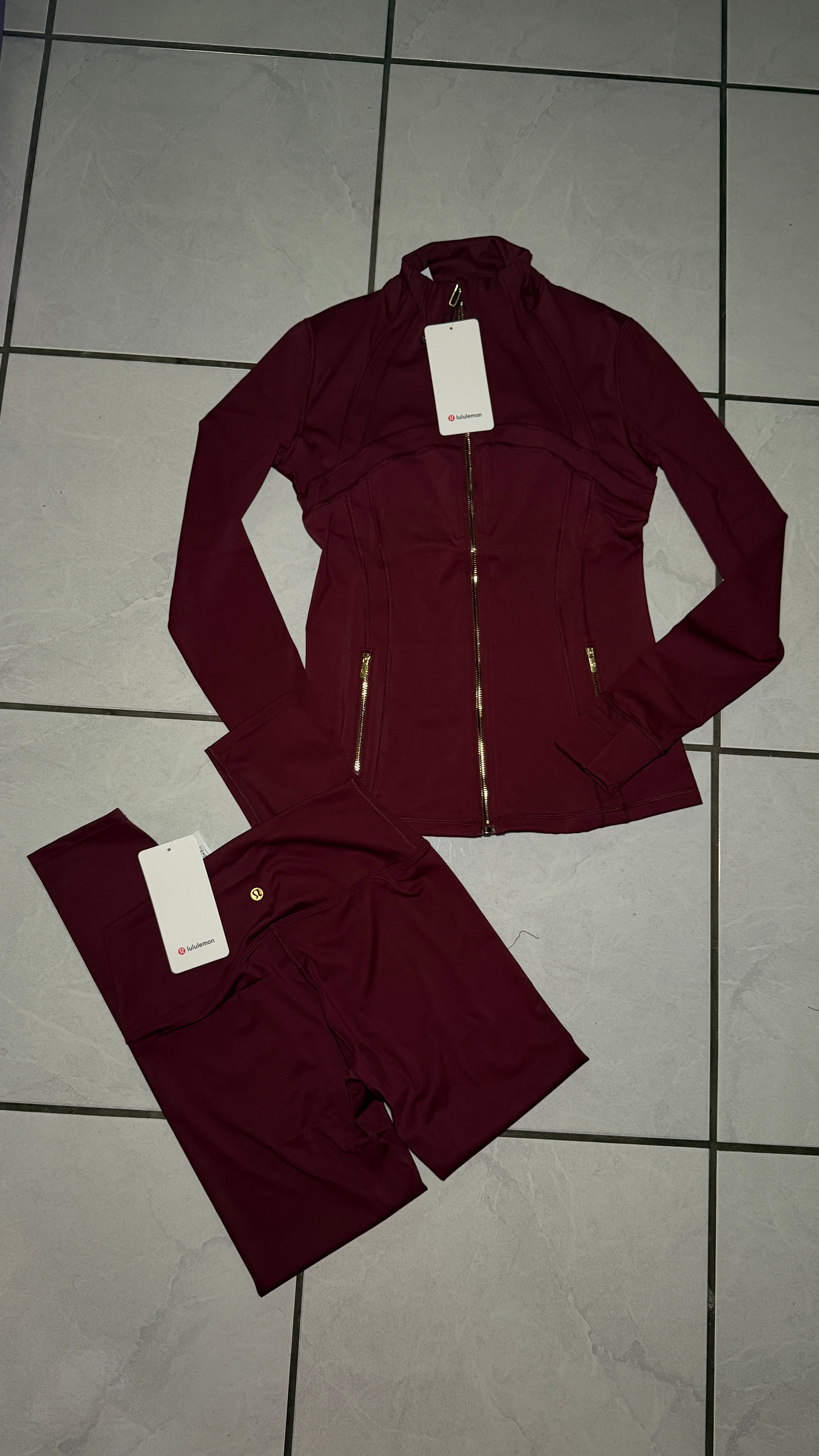 Burgundy Lulu set